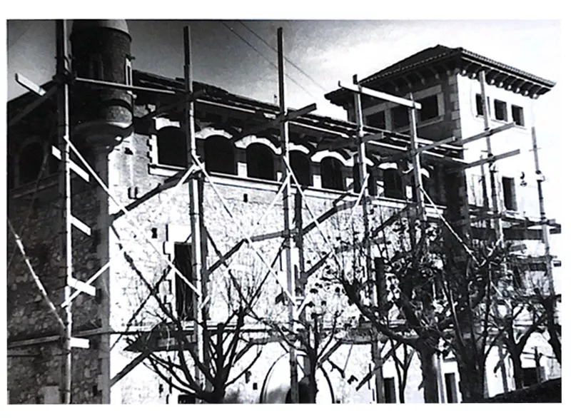 Una finca solariega de la burguesía catalana.