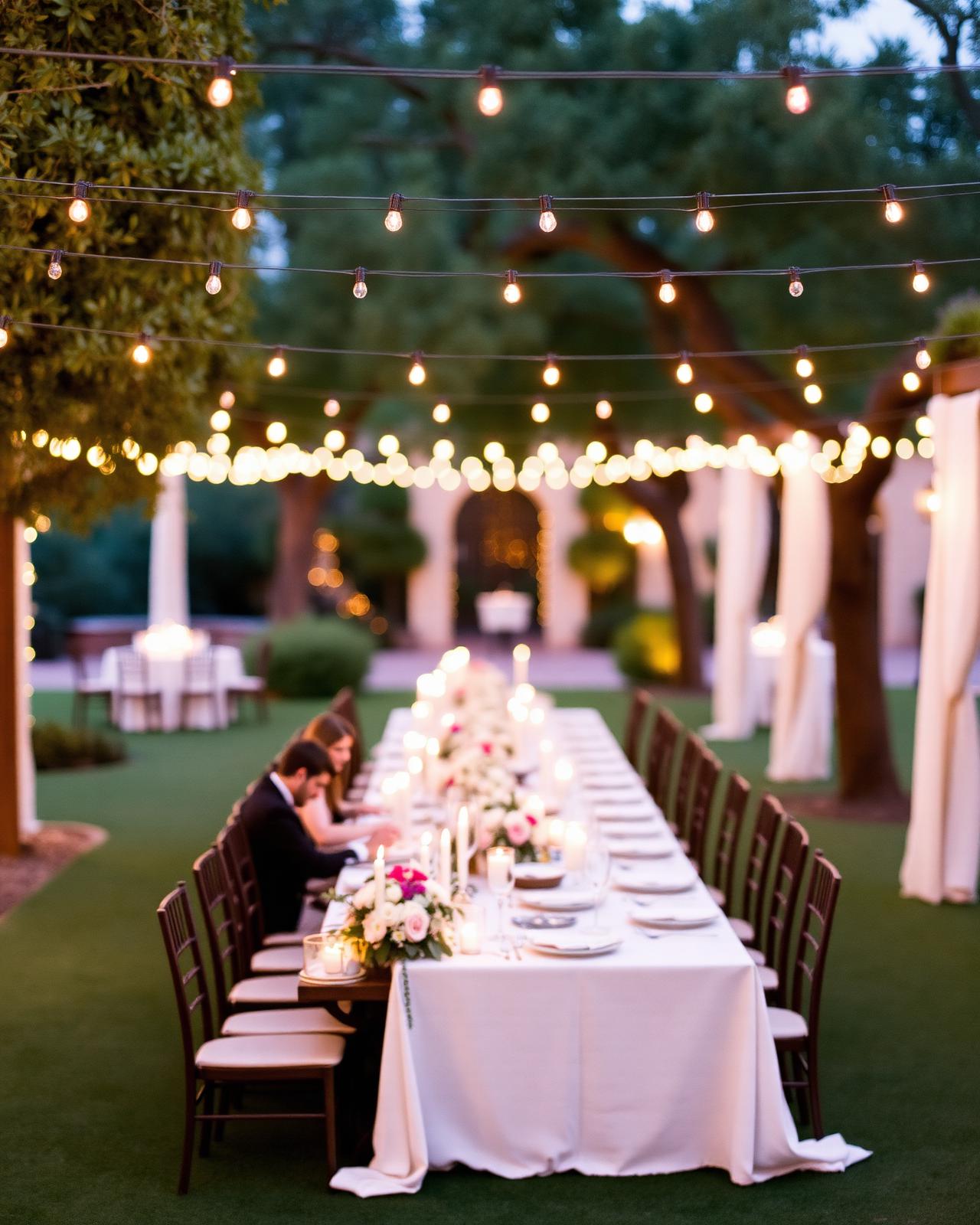 Boda en los jardines de Bell Recó